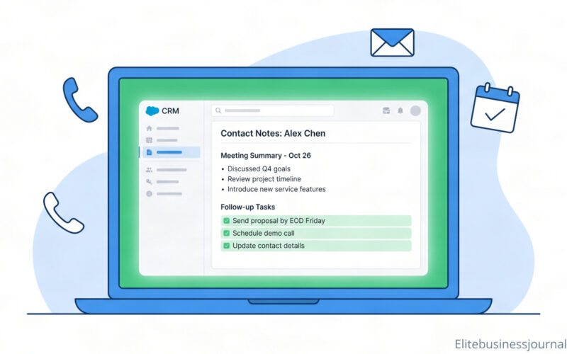 Guidelines for Structuring Contact Notes in Your CRM