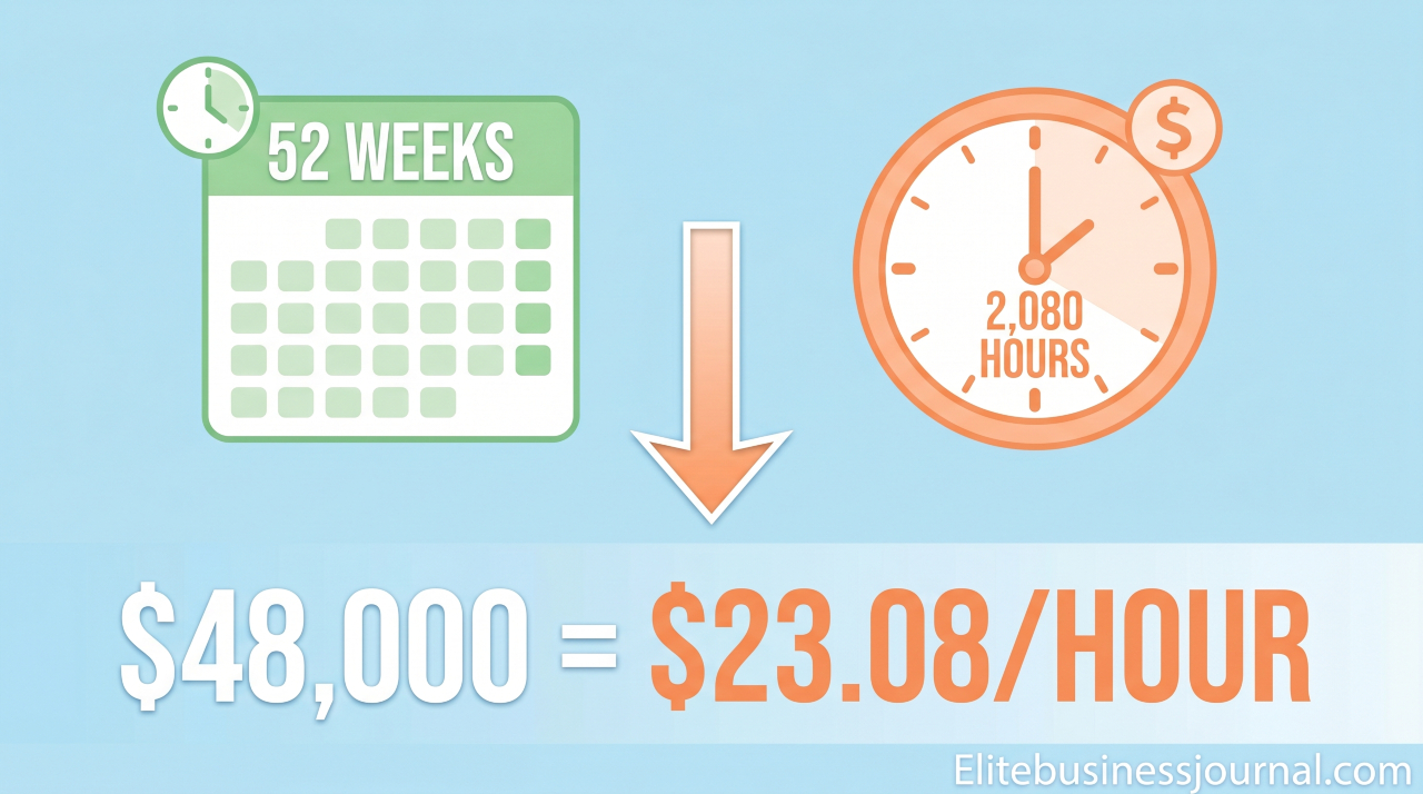 How to Calculate Annual Salary to Hourly Wage