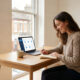 Person planning how to start a business in the UK at a modern desk