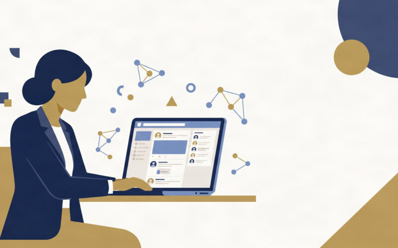 UK business professional growing their company presence on LinkedIn.