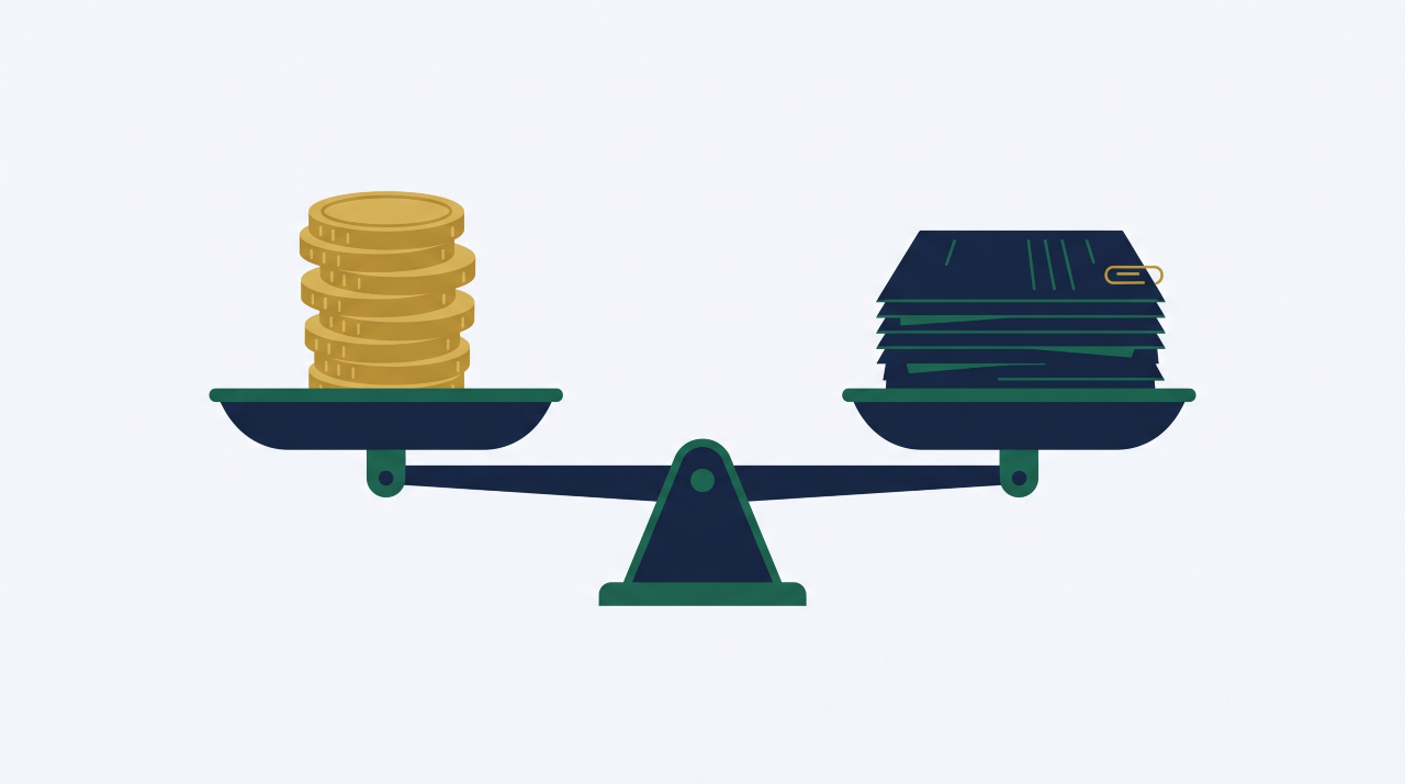 Weighing the cost and benefit of voluntary VAT registration in the UK.