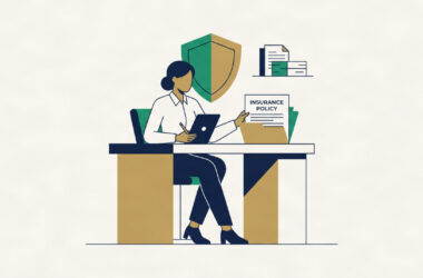 UK small business owner reviewing what business insurance they need to protect their company.