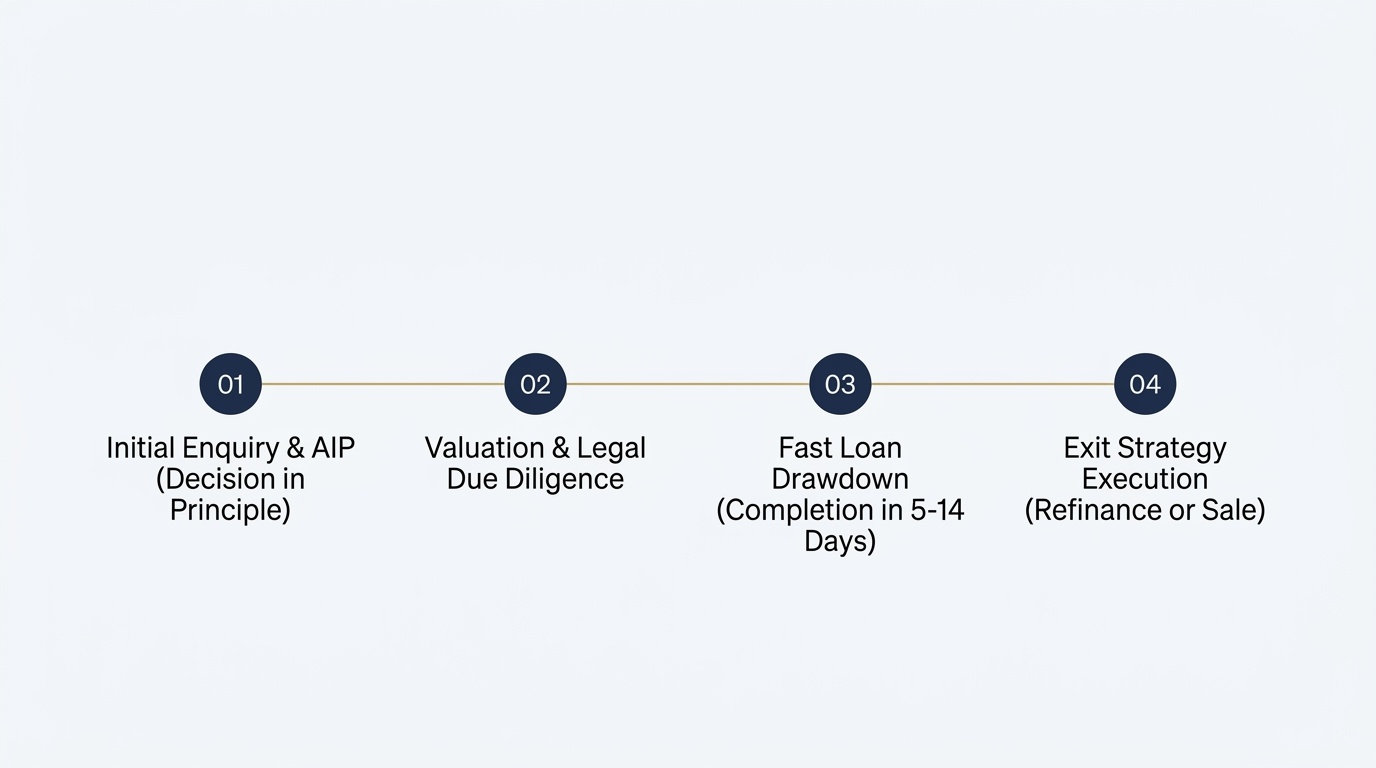 4-Step Process Roadmap for Commercial Bridging Loan Application Valuation and Exit Strategy