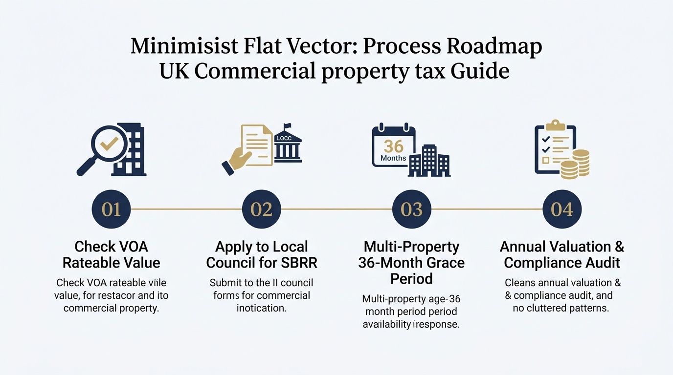 4-Step Roadmap for Claiming Small Business Rates Relief and 36-Month Secondary Property Grace Period