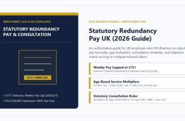 Statutory Redundancy Pay UK 2026 Weekly Pay Cap Age Multipliers and Consultation Guide