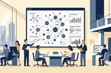BrandRank AI normalization transformation rules guide showing digital marketers analyzing AI knowledge graphs and entity data