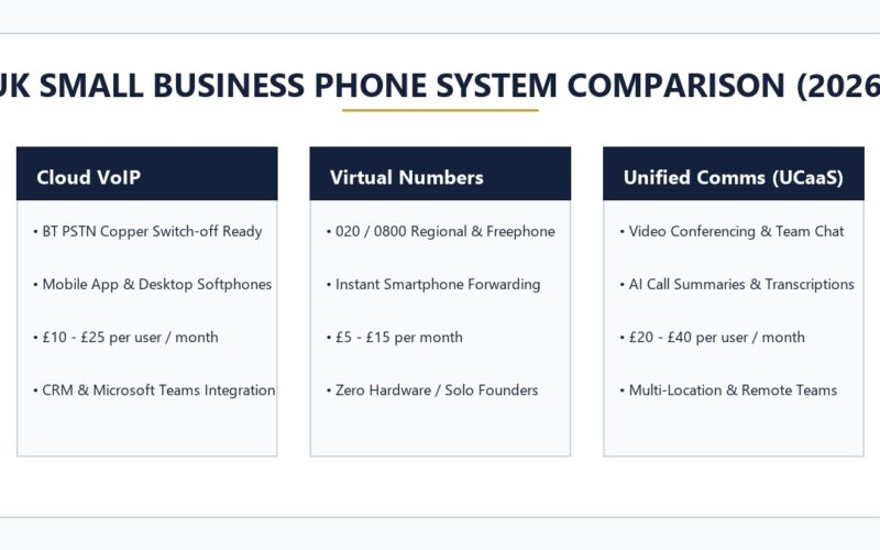 Best Small Business Phone System in the UK 2026 Guide Vector