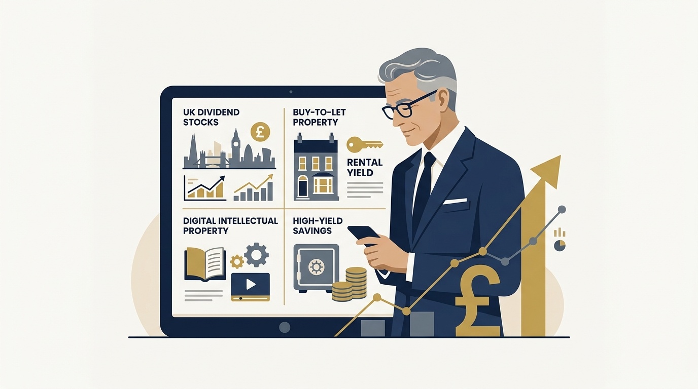 How to Build Passive Income in the UK Real Numbers Vector Guide