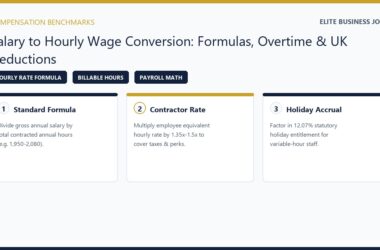 How to Calculate Annual Salary to Hourly Wage Formula and Calculator