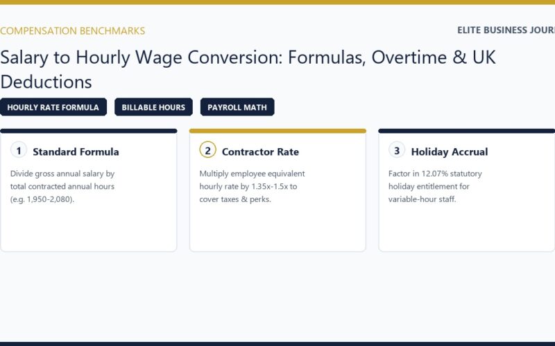 How to Calculate Annual Salary to Hourly Wage Formula and Calculator