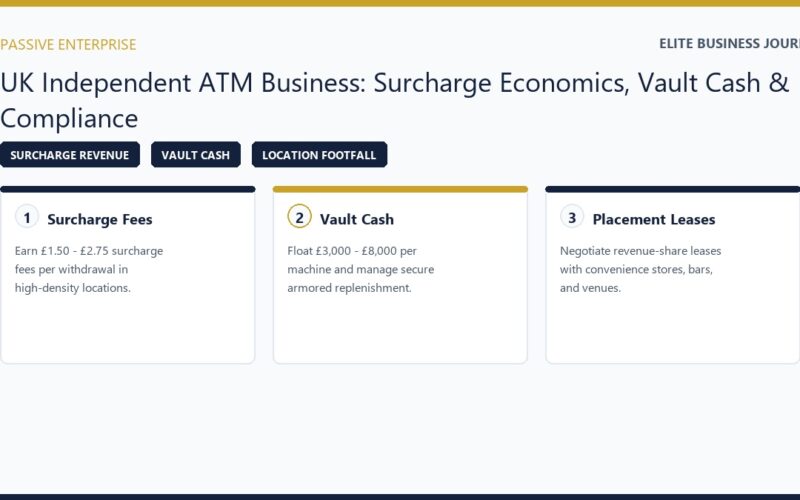 Cash Machine Business ATM Ownership and Surcharge Profitability