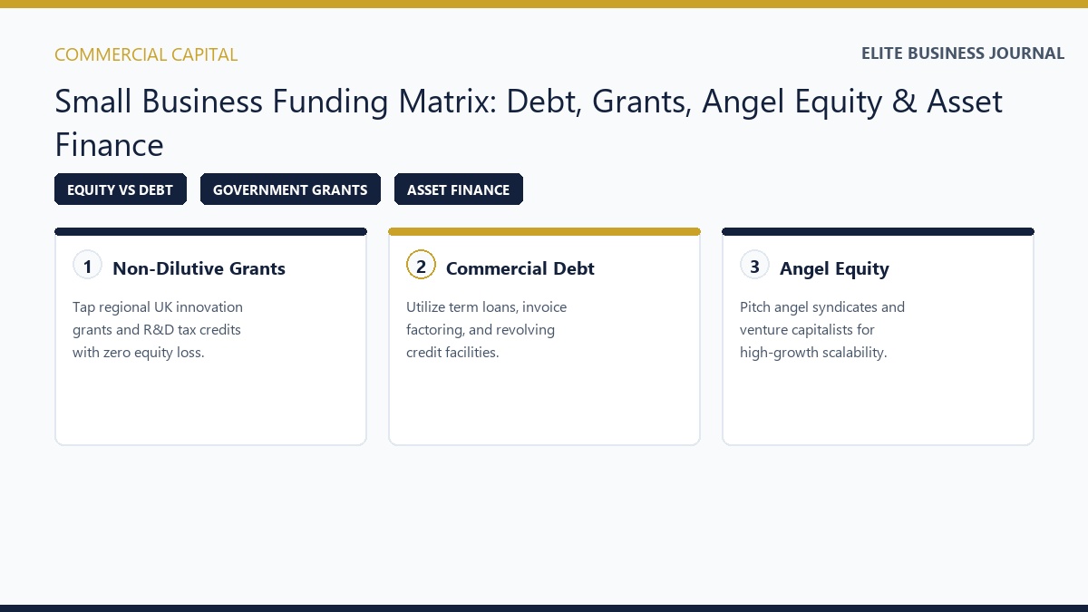 How to Fund a Small Business Complete Guide to Debt Equity and Grants