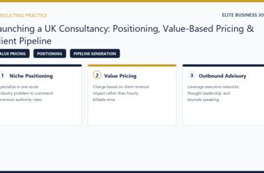 How to Start a Consultancy Business in the UK Value Pricing and Clients