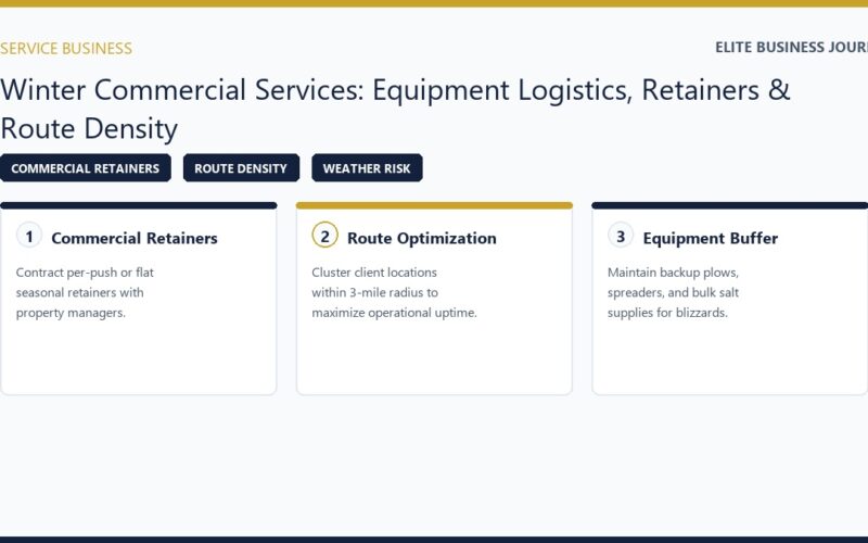 Snow Removal Business Plan Equipment Pricing and Commercial Contracts