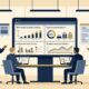 Generative engine optimization tools guide showing digital marketing executives analyzing AI search visibility and citation tracking software