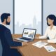 Limited company mortgage UK guide showing a British property investor and commercial mortgage broker reviewing SPV portfolio finance options on laptop