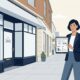 Small business rates relief UK guide showing small business owner analyzing commercial property rateable values and local council relief