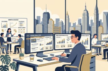 YonoPress platform review showing digital media analytics, SEO tools dashboard, and online publishing newsroom