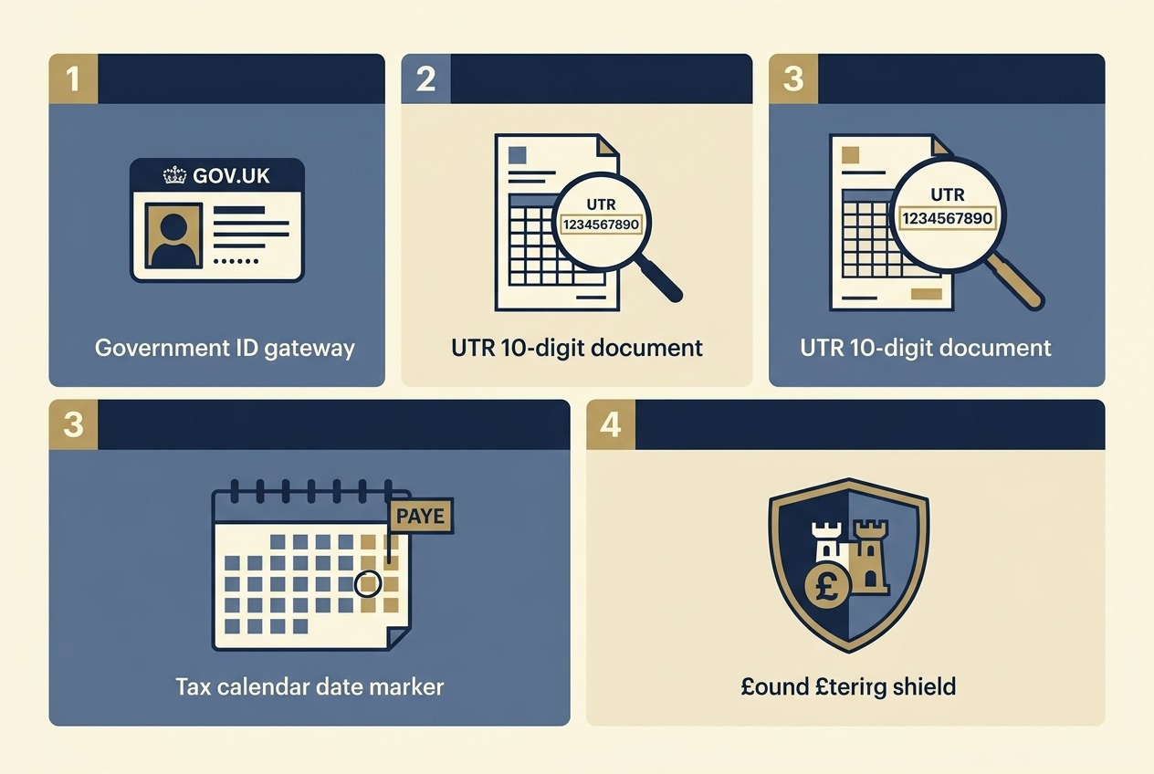 How to register as a sole trader roadmap infographic
