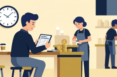 Employer reviewing payroll for the UK minimum wage in 2026